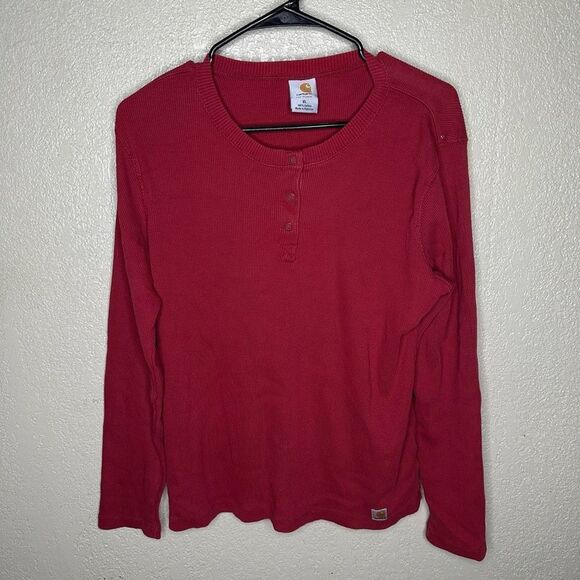 VTG Carhartt Thermal Shirt Long Sleeve - Picture 2 of 4